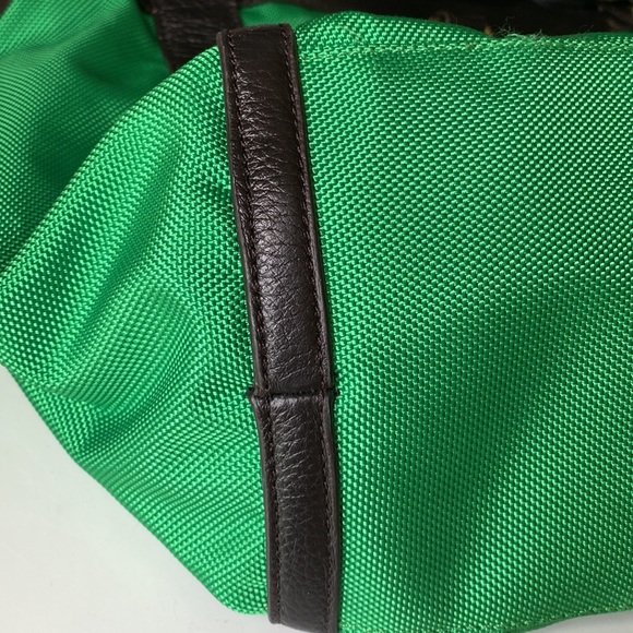 JPK Grass Green Barbara Shopper Tote ballistic nylon handbag - Picture 10 of 13